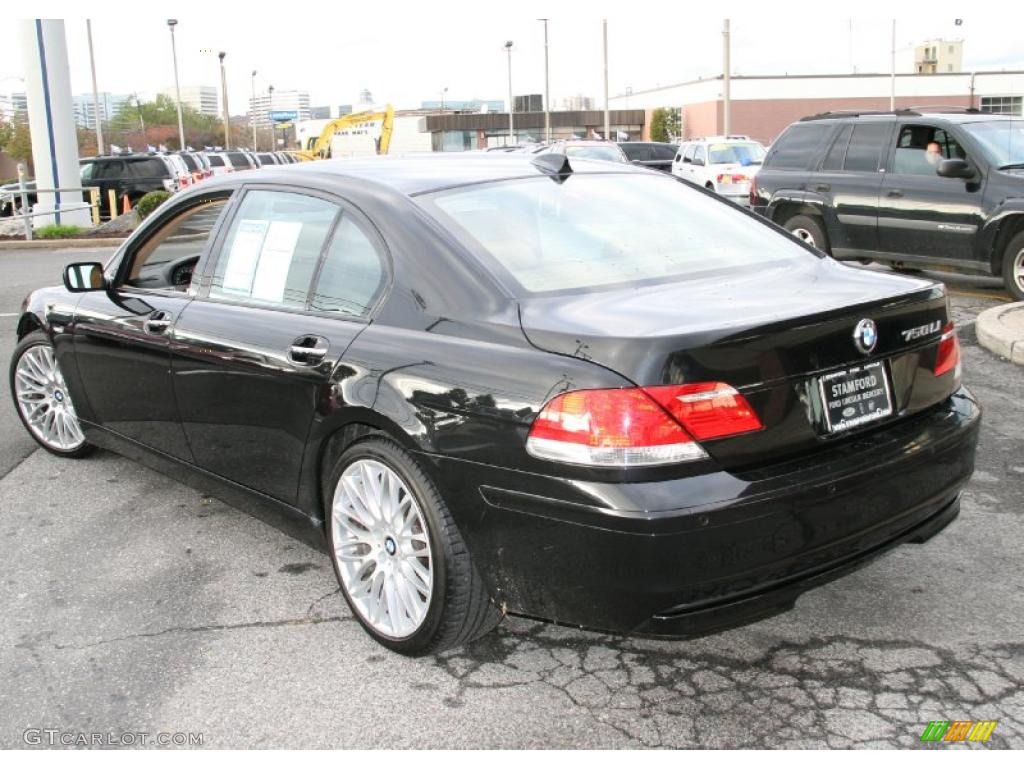 Black Sapphire Metallic 2007 BMW 7 Series 750Li Sedan Exterior Photo #39422306