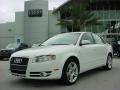 2007 Ibis White Audi A4 2.0T Sedan  photo #1