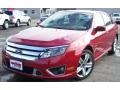 2010 Sangria Red Metallic Ford Fusion Sport  photo #1