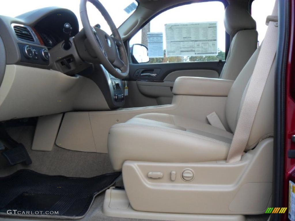 Light Tan Interior 2011 GMC Yukon SLT 4x4 Photo #39424006