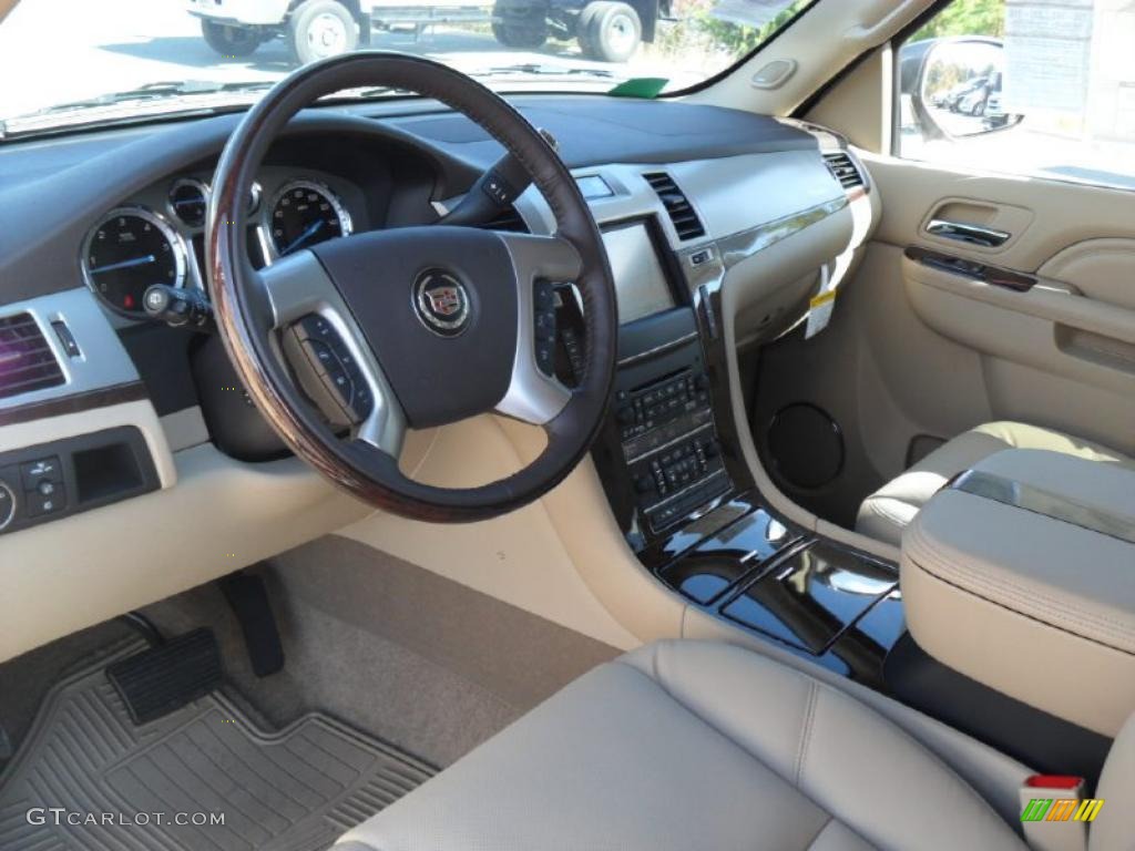 Cashmere/Cocoa Interior 2011 Cadillac Escalade Luxury AWD Photo #39424802