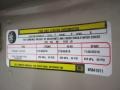 2006 Chrysler Town & Country Touring Info Tag