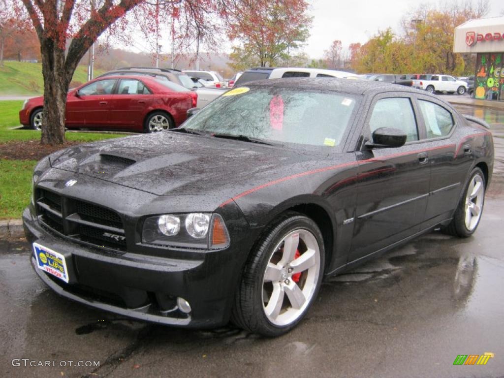 2006 Charger SRT-8 - Brilliant Black Crystal Pearl / Dark Slate Gray/Light Slate Gray photo #1