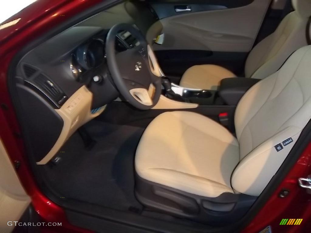 2011 Sonata GLS - Venetian Red / Camel photo #11
