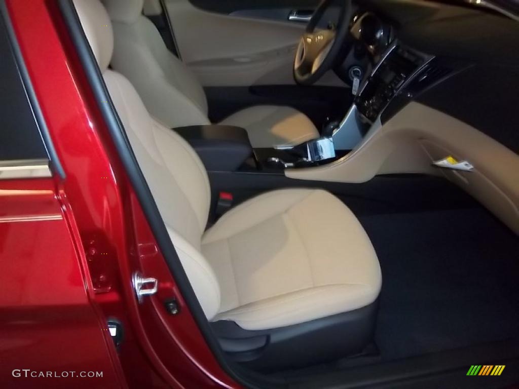 2011 Sonata GLS - Venetian Red / Camel photo #17