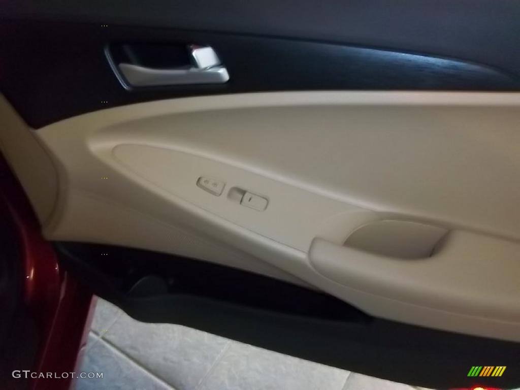 2011 Sonata GLS - Venetian Red / Camel photo #19