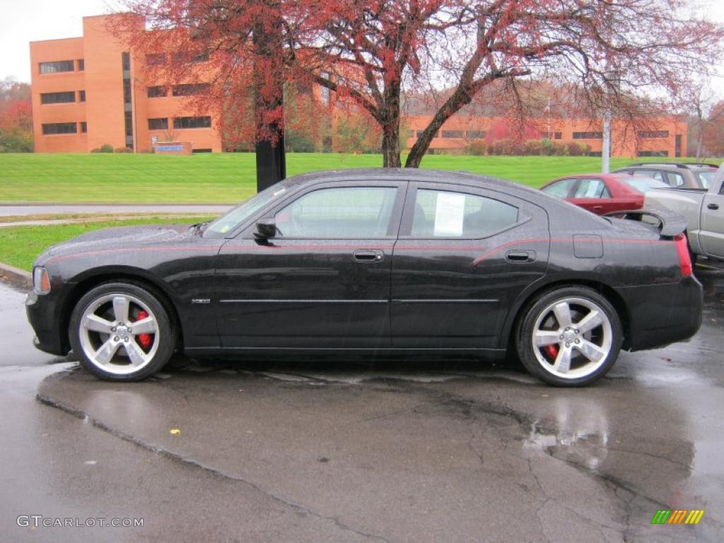 Brilliant Black Crystal Pearl 2006 Dodge Charger SRT-8 Exterior Photo #39425202