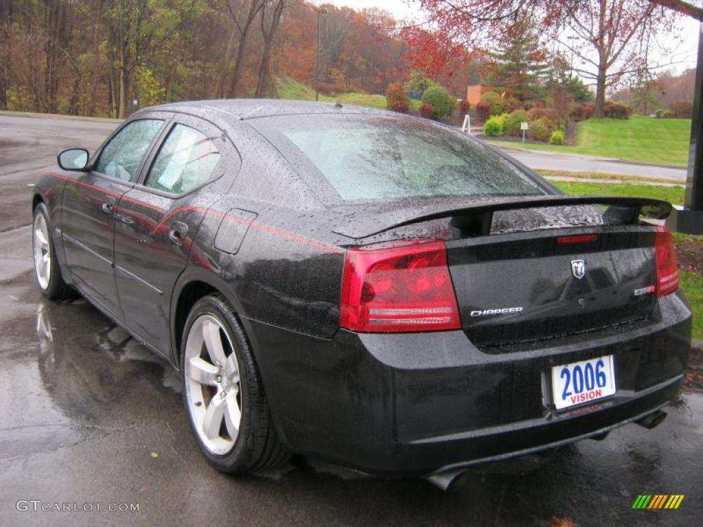 Brilliant Black Crystal Pearl 2006 Dodge Charger SRT-8 Exterior Photo #39425218