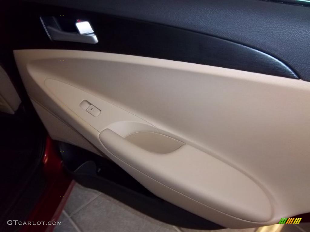 2011 Sonata GLS - Venetian Red / Camel photo #22
