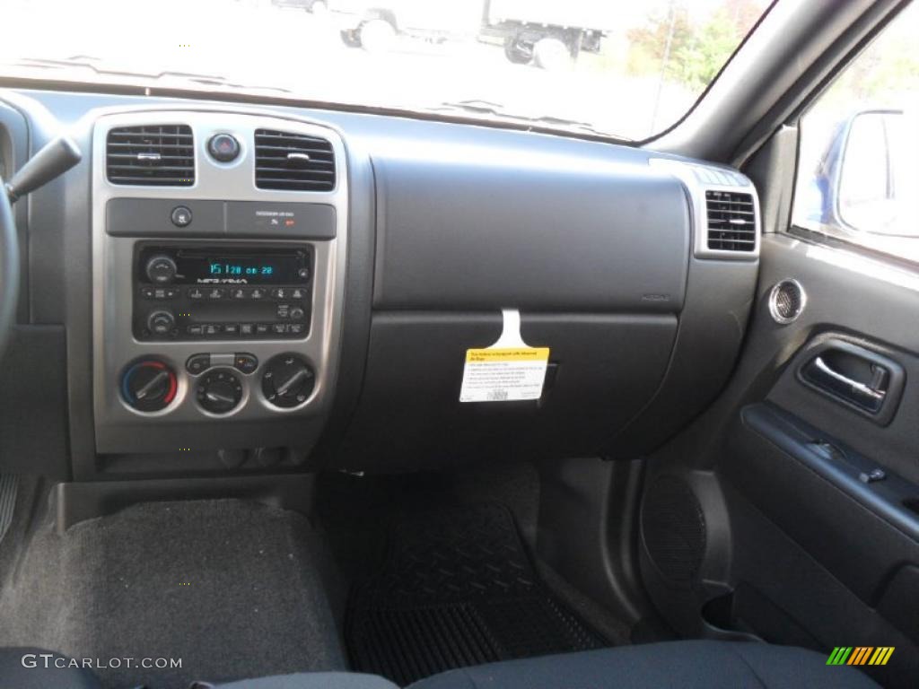 2011 GMC Canyon SLE Extended Cab Ebony Dashboard Photo #39425938