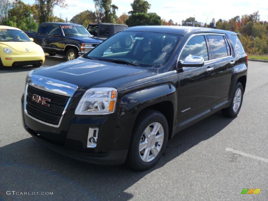 2011 Terrain SLE - Carbon Black Metallic / Light Titanium photo #1