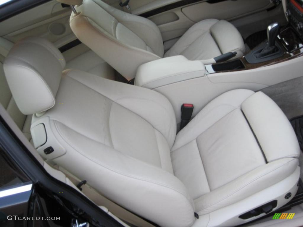 Cream Beige Interior 2007 BMW 3 Series 335i Coupe Photo #39426934
