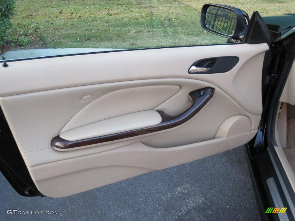 2001 BMW 3 Series 330i Convertible Sand Door Panel Photo #39427114