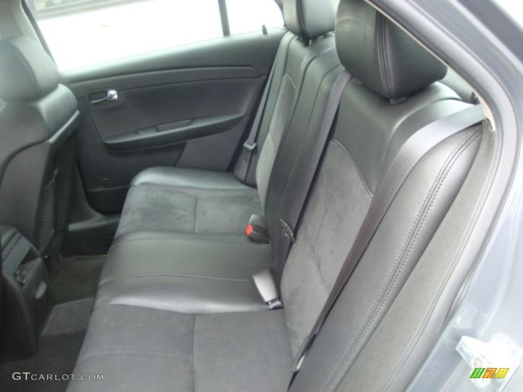 Ebony Interior 2008 Chevrolet Malibu LT Sedan Photo #39427550