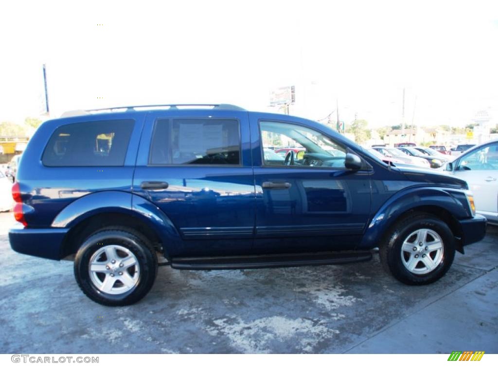 2005 Durango SLT - Patriot Blue Pearl / Medium Slate Gray photo #4