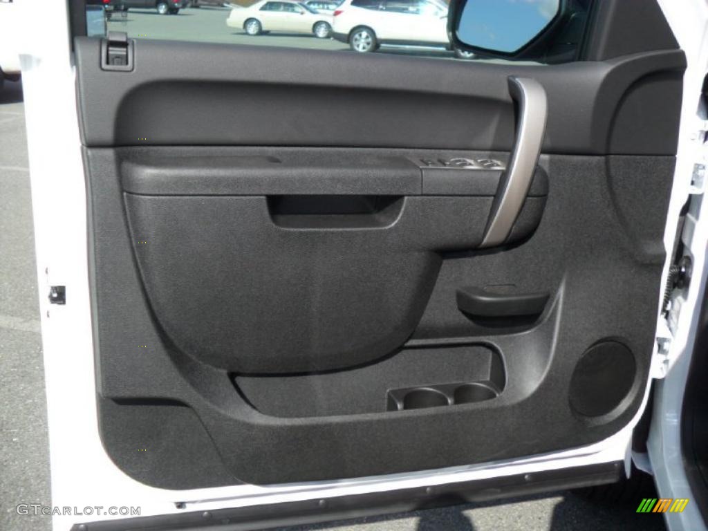 2011 Chevrolet Silverado 1500 LS Crew Cab Dark Titanium Door Panel Photo #39428086