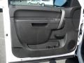 Dark Titanium 2011 Chevrolet Silverado 1500 LS Crew Cab Door Panel