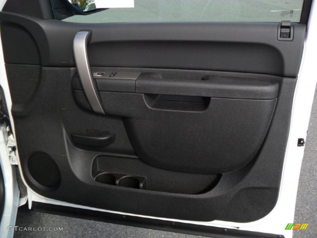 2011 Chevrolet Silverado 1500 LS Crew Cab Dark Titanium Door Panel Photo #39428274