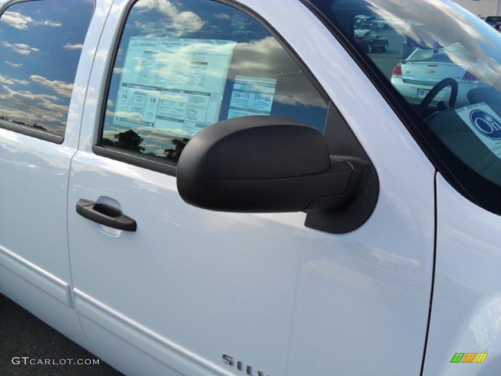 2011 Silverado 1500 LS Crew Cab - Summit White / Dark Titanium photo #22