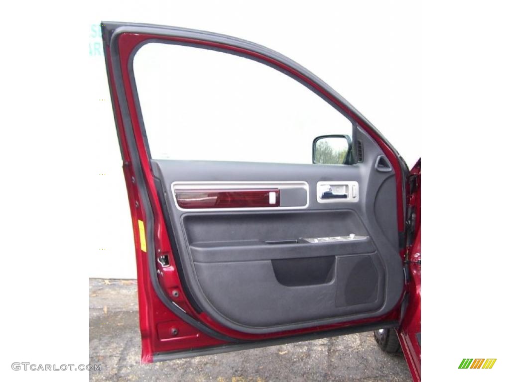 2007 Lincoln MKZ Sedan Dark Charcoal Door Panel Photo #39428518