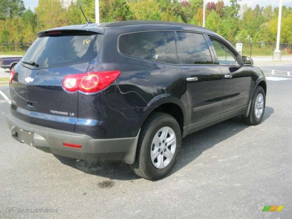 Dark Blue Metallic 2009 Chevrolet Traverse LS Exterior Photo #39428878