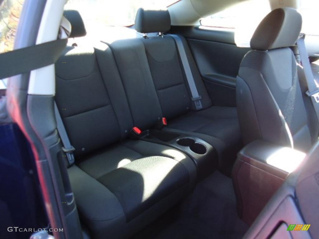 Ebony Black Interior 2008 Pontiac G6 Gt Coupe Photo