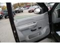 Dark Titanium 2009 GMC Sierra 1500 Work Truck Extended Cab 4x4 Door Panel