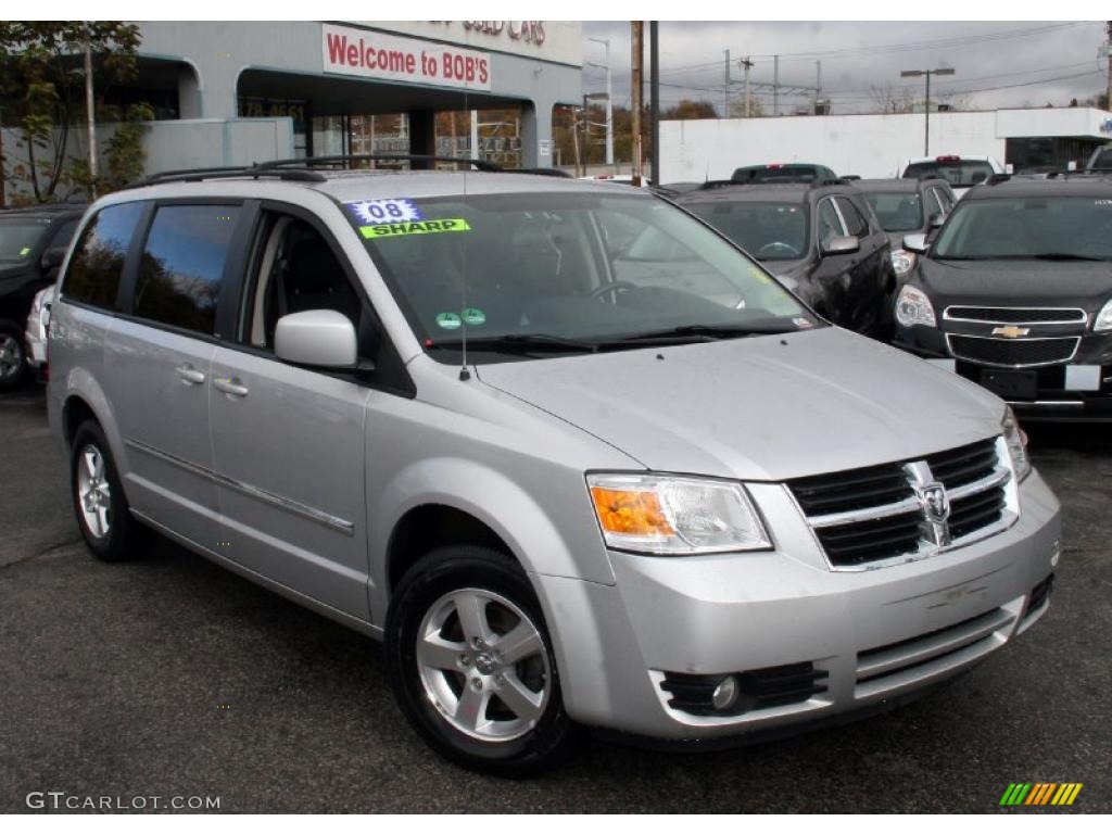 Bright Silver Metallic 2008 Dodge Grand Caravan SXT Exterior Photo #39429514