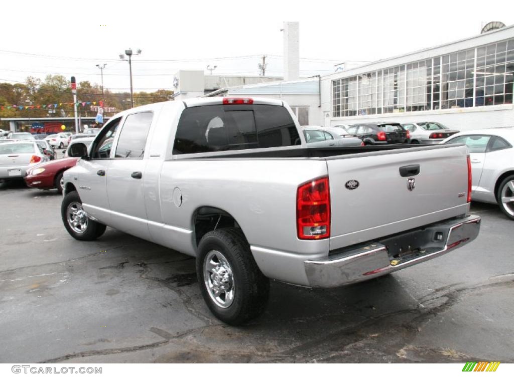 2006 Ram 1500 SLT Mega Cab - Bright Silver Metallic / Medium Slate Gray photo #8