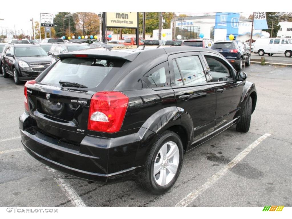 Brilliant Black Crystal Pearl 2010 Dodge Caliber SXT Exterior Photo #39430126
