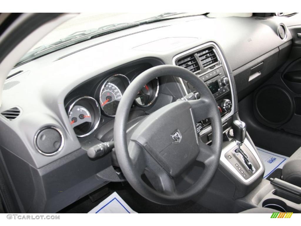 2010 Dodge Caliber SXT Dark Slate Gray/Medium Graystone Dashboard Photo #39430202