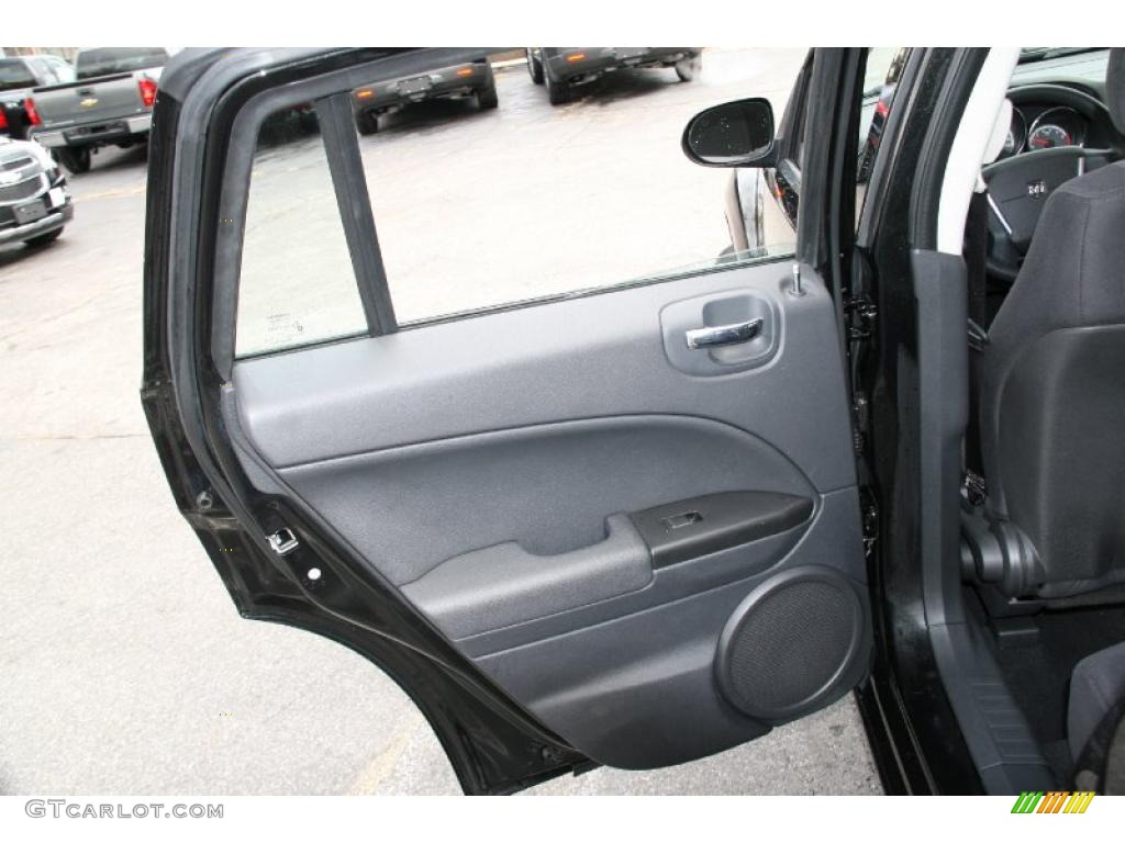 2010 Dodge Caliber SXT Dark Slate Gray/Medium Graystone Door Panel Photo #39430238
