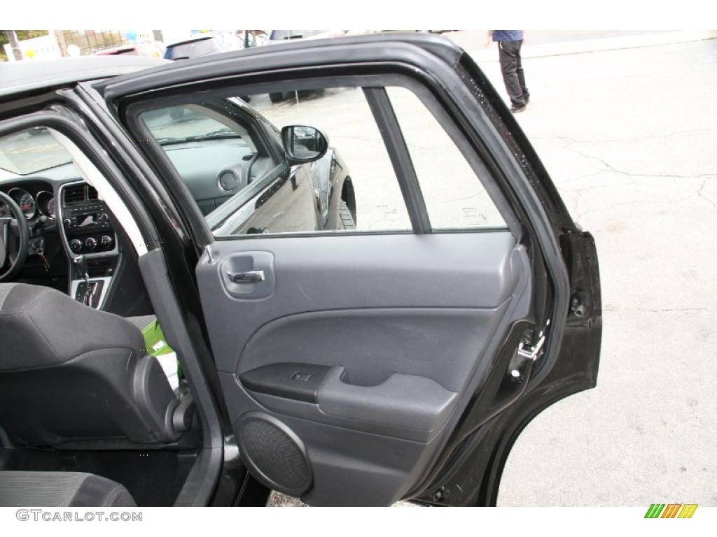 2010 Dodge Caliber SXT Dark Slate Gray/Medium Graystone Door Panel Photo #39430250
