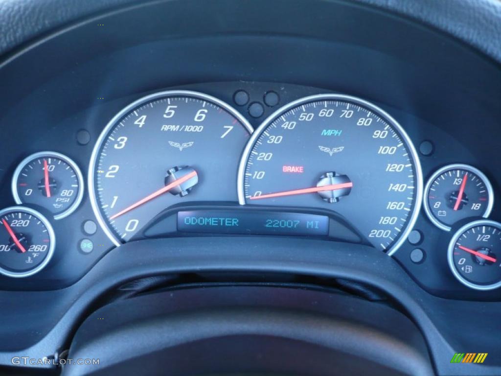 2005 Chevrolet Corvette Convertible Gauges Photo #39430390