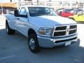 2011 Bright White Dodge Ram 3500 HD SLT Regular Cab 4x4 Dually  photo #7