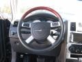 2010 Chrysler 300 Dark Slate Gray Interior Steering Wheel Photo