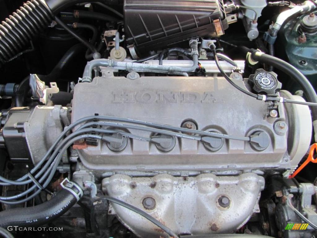 1999 Honda Civic VP Sedan 1.6 Liter SOHC 16V VTEC 4 Cylinder Engine Photo #39433774