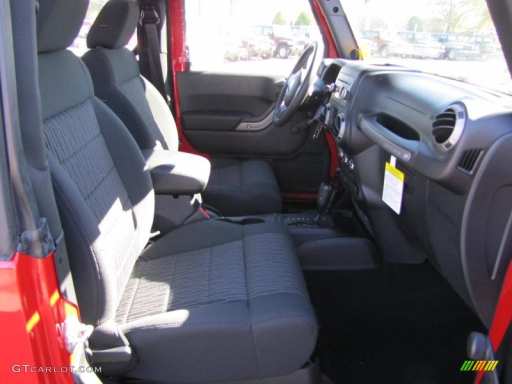 2011 Wrangler Sport 4x4 - Flame Red / Black photo #9