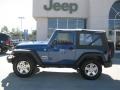 2010 Deep Water Blue Pearl Jeep Wrangler Sport 4x4  photo #2