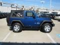 2010 Deep Water Blue Pearl Jeep Wrangler Sport 4x4  photo #6