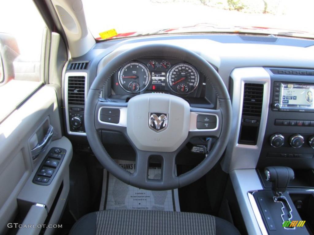 2011 Ram 1500 Big Horn Crew Cab - Flame Red / Dark Slate Gray/Medium Graystone photo #12