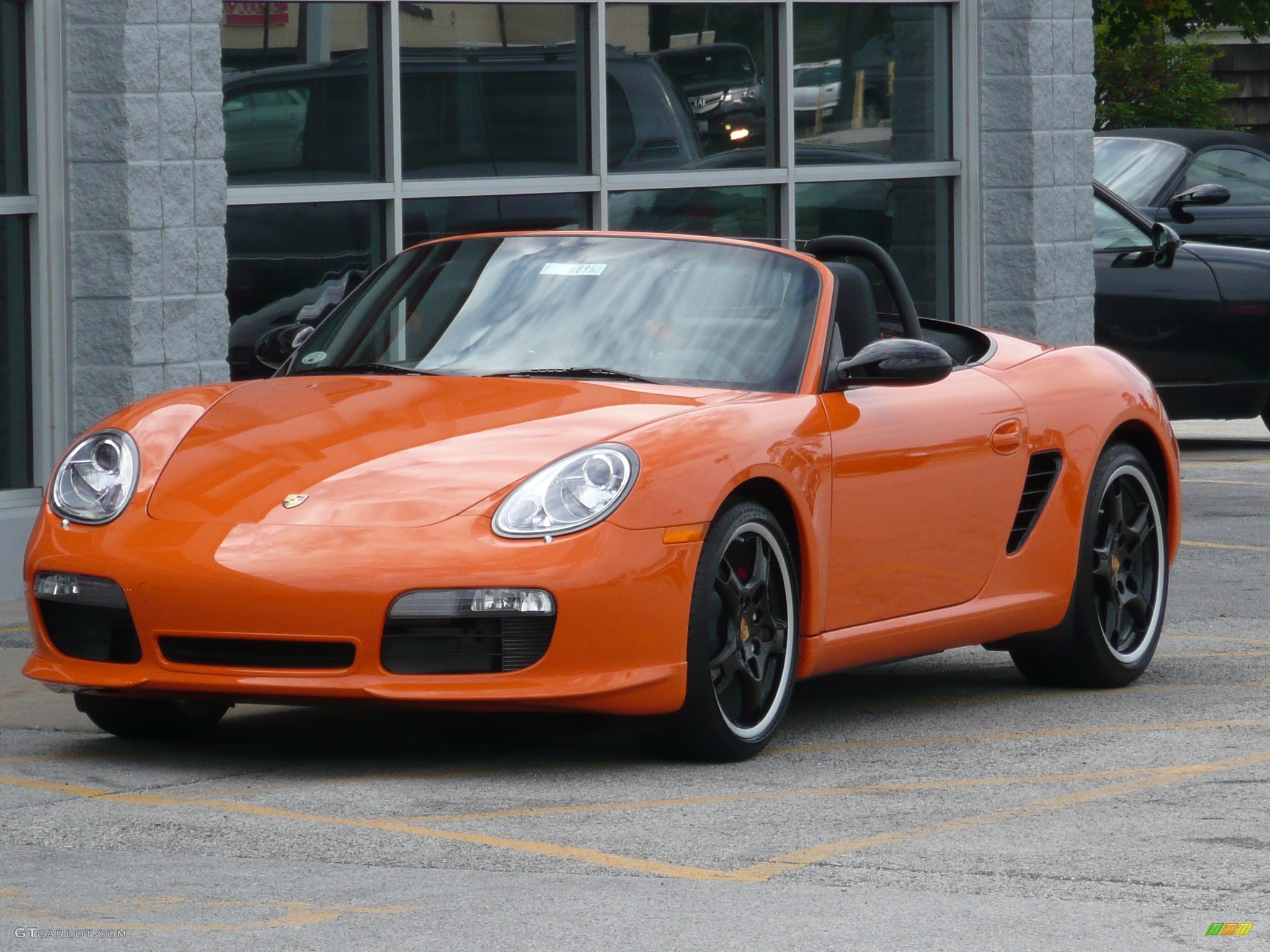 2008 Boxster S Limited Edition - Orange / Black w/ Alcantara Seat Inlay photo #9