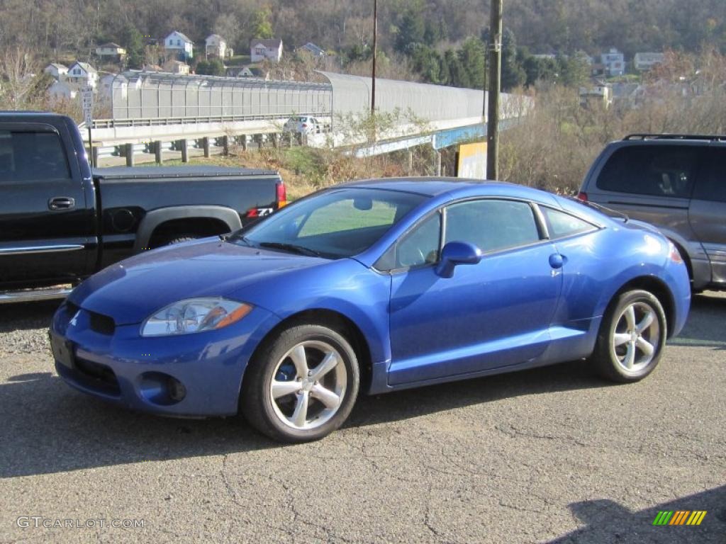 2006 Eclipse GS Coupe - UV Blue Pearl / Medium Gray photo #1
