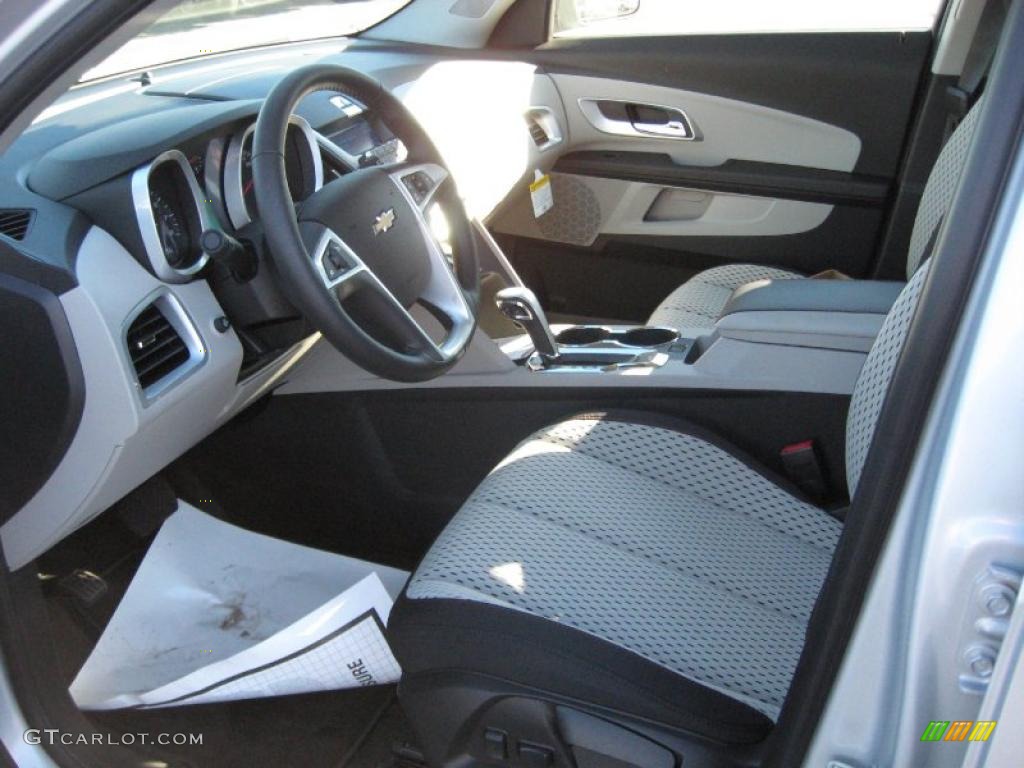 Light Titanium/Jet Black Interior 2011 Chevrolet Equinox LS Photo #39435574
