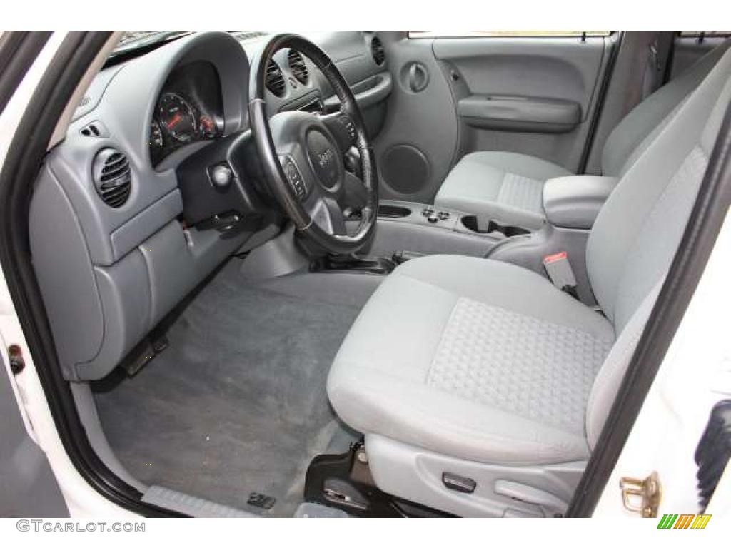 2006 Liberty Sport 4x4 - Stone White / Medium Slate Gray photo #7