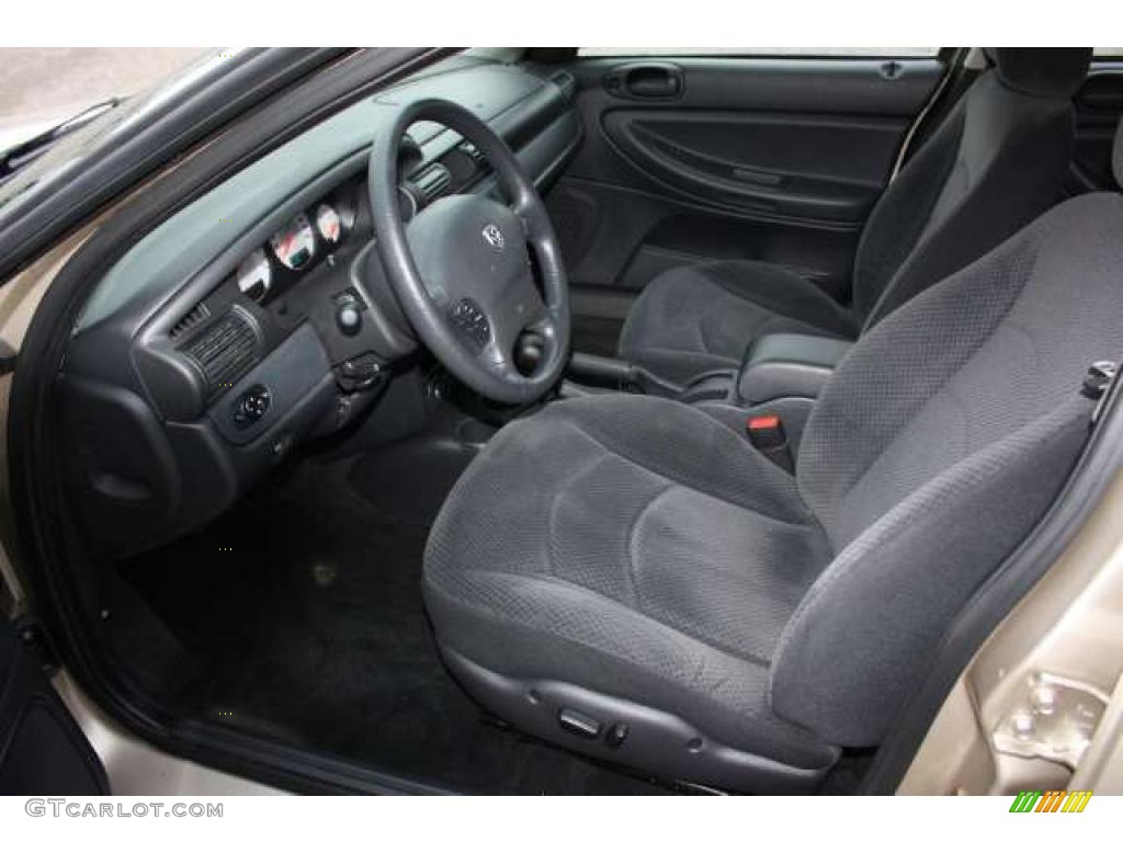 Dark Slate Gray Interior 2005 Dodge Stratus SXT Sedan Photo #39436062