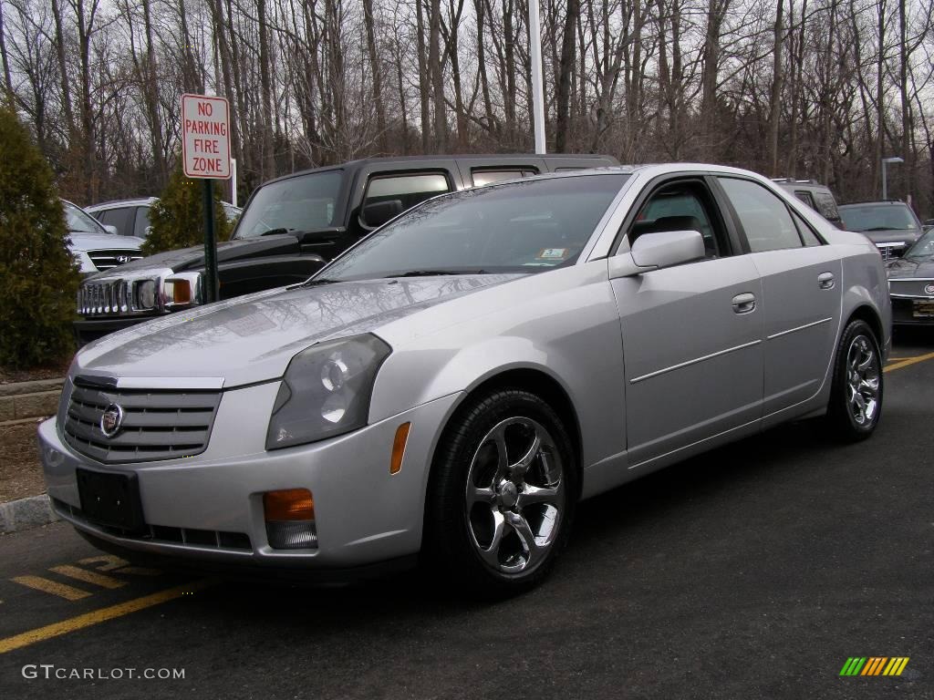 2003 CTS Sedan - Sterling Silver / Light Gray/Ebony photo #1