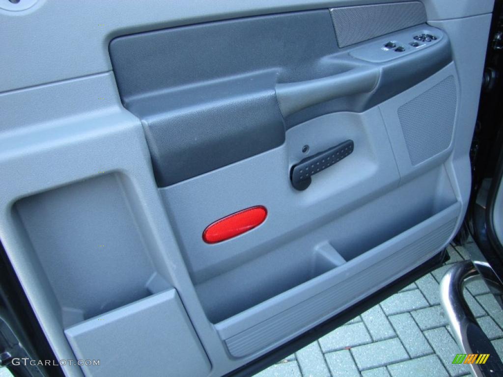 2008 Dodge Ram 1500 SXT Regular Cab Medium Slate Gray Door Panel Photo #39437502