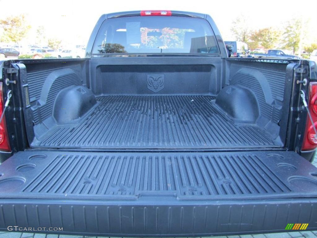 2008 Ram 1500 SXT Regular Cab - Brilliant Black Crystal Pearl / Medium Slate Gray photo #15