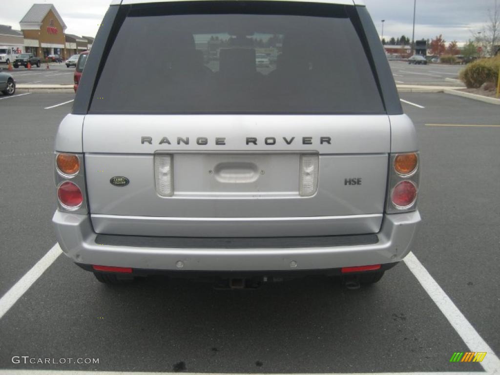 2005 Range Rover HSE - Zambezi Silver Metallic / Jet Black photo #10